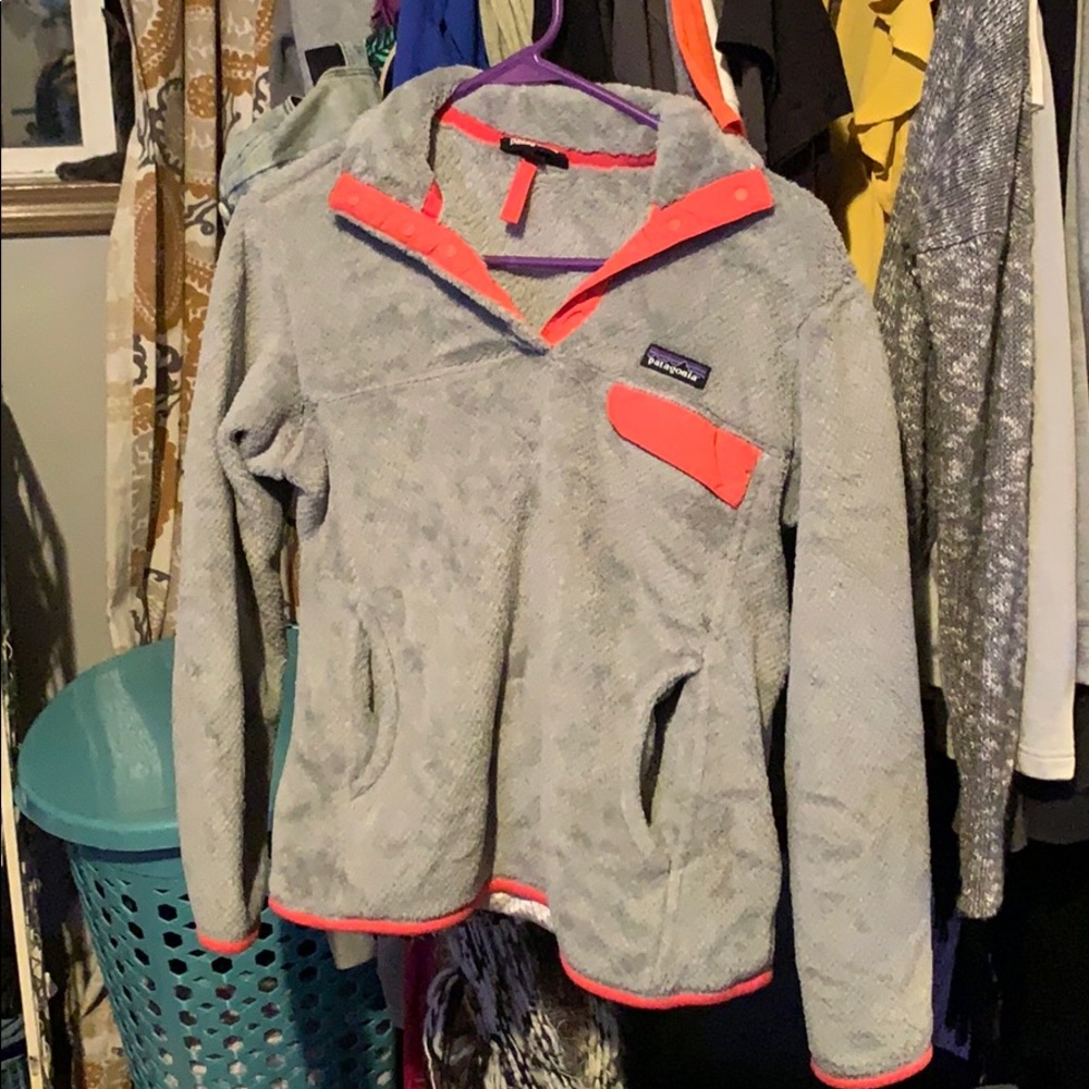 Gray with pink trim Patagonia